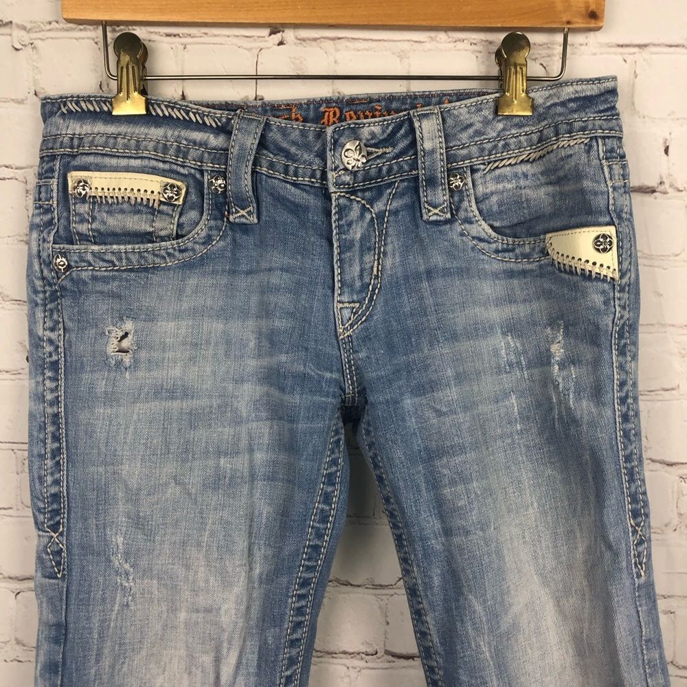 Rock Revival Karlie Boot Capri Crop Jeans Women's Sz 28